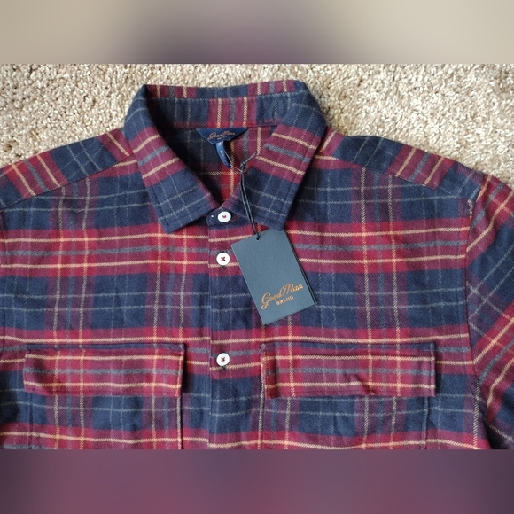 Good Man Brand Long sleeve Button down Flannel NWT - Picture 4 of 10